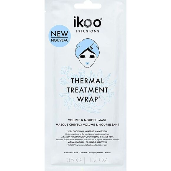 ikoo Hair Volume & Nourish Thermal Treatment Wrap, Made for Excessively Dry or D - Picture 1 of 7